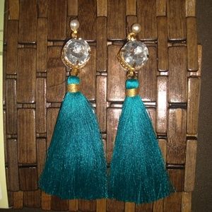 Diamond Tassel Earrings